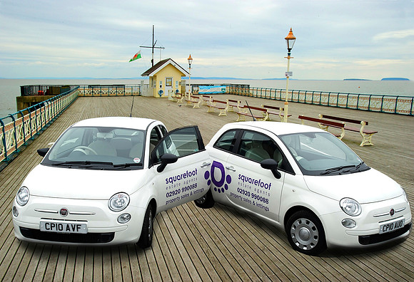 Promotional shoot for an estate agent in Penarth, Vale of Glamorgan