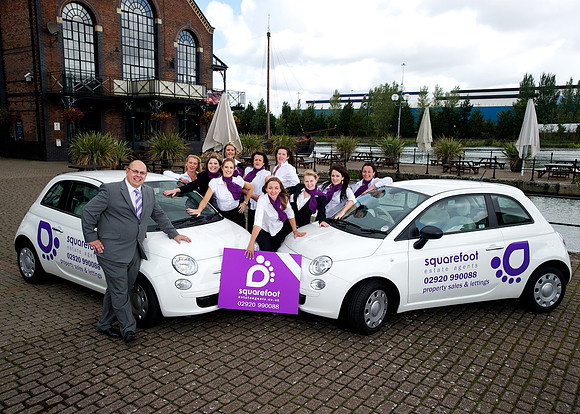 Promotional work for Squarefoot Estates , Cardiff, Promotional work for Squarefoot Estates , Cardiff