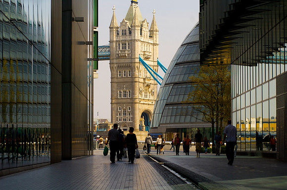 Modern and Classic architecture Interspersed.
