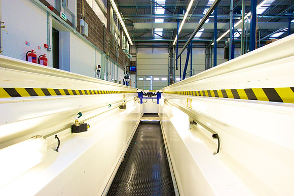 Tecalemit heavy vehicle inspection pit- Installation Cardiff Council
