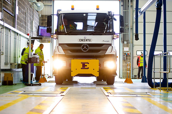PR shoot for Mercedes Trucks: Cardiff County Council