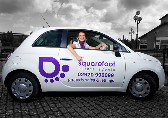 Promotional work for Squarefoot Estates , Cardiff
