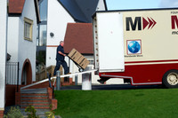 Promotional photo shoot for Masons Moving for web and brochure use.