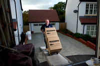 Promotional photo shoot for Masons Moving for web and brochure use.
