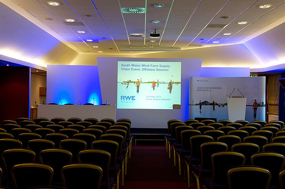 RWE Power Renewables procurement & suppliers conference, Swansea, Wales.