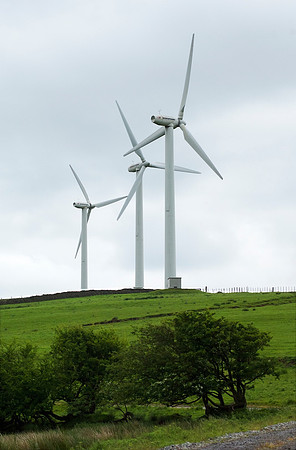 Promotional windfarm image for RWE NPower Renewables, media image.