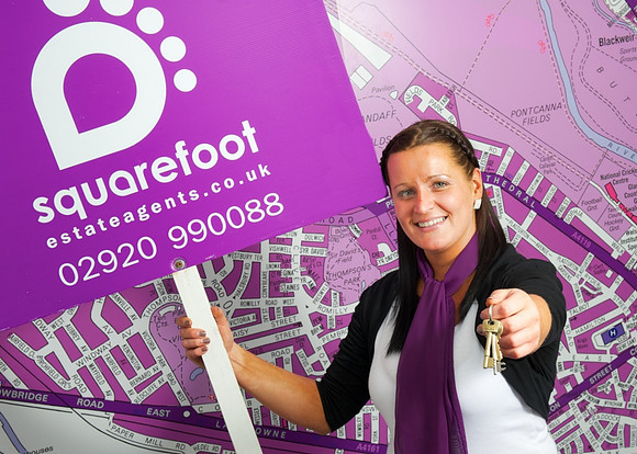 Promotional work for Squarefoot Estates , Cardiff
