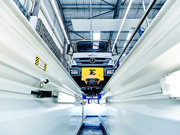 Tecalemit low level inspection area installation for Cardiff County Council
