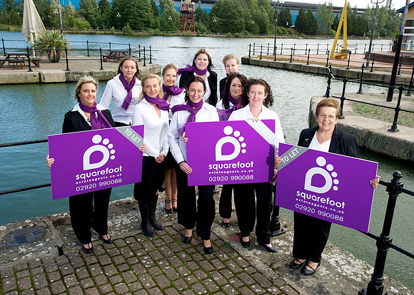 Promotional work for Squarefoot Estates , Cardiff