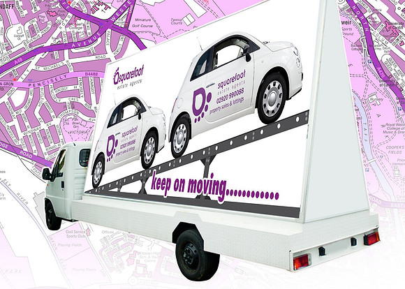 Promotional work for Squarefoot Estates , Cardiff