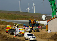 New Turbine structure being erected.