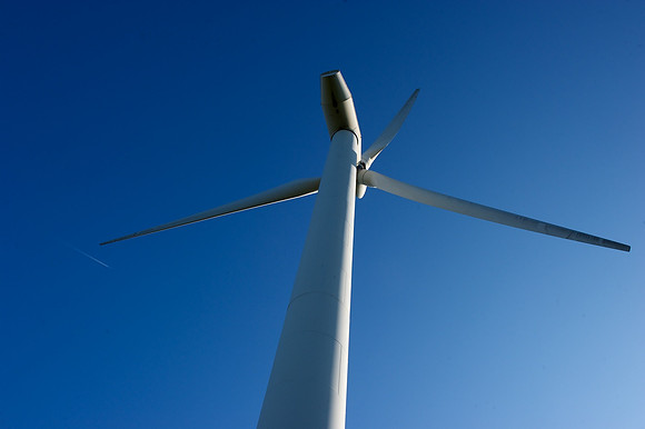 Wind turbine  , German manufacturer RWE Renewables. Corporate shoot for website and brochure use.
