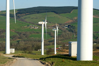 Wind farm site, South Wales.